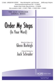 Order My Steps SATB choral sheet music cover Thumbnail